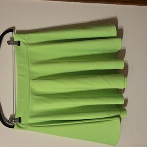Vibrant Green Skater Skirt